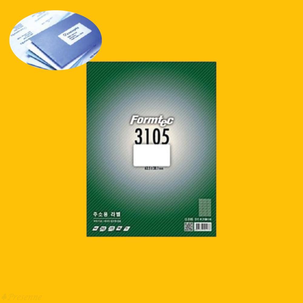 [한국폼텍][오늘출발] 폼텍 주소용 폼텍 라벨스티커 100매 우편물 소소 봉투 대봉투
