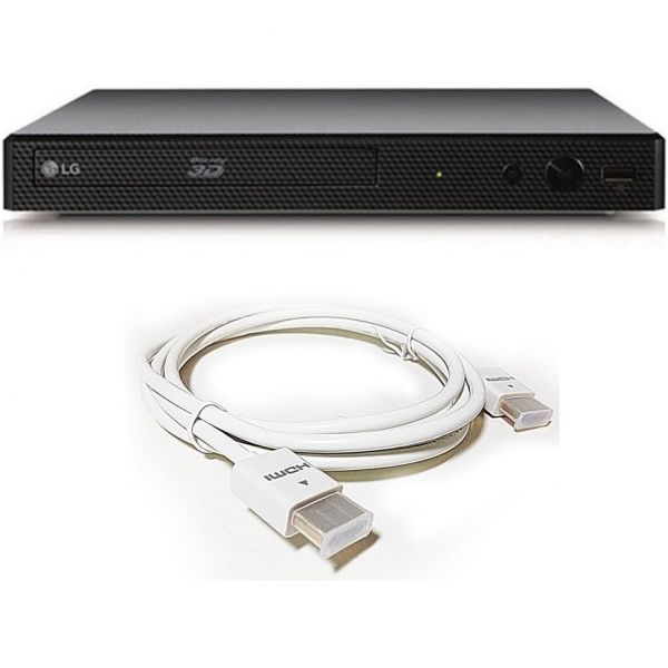 [호환] LG 3D 지역 무료 블루레이 플레이어 수정된 풀 멀티존 A B C 재생 WiFi 호환 110240 볼트 6FT HDMI 케이블