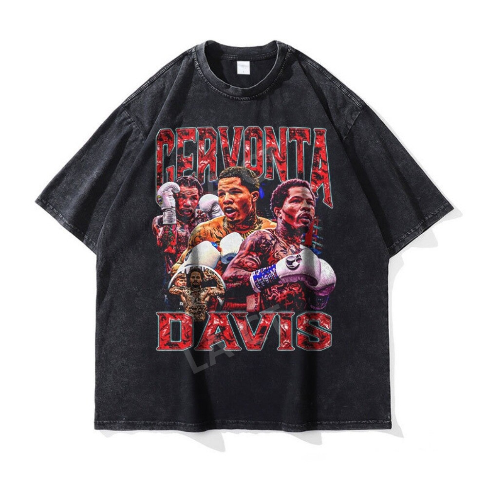 탱크 저본타 데이비스 반팔 티셔츠 프린팅 씹덕티셔츠 오버핏 씹덕티 빈티지 티 힙합-스페이스 그레이/XXL