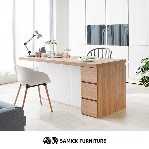 삼익가구 유로 서랍형 아일랜드식탁 1800