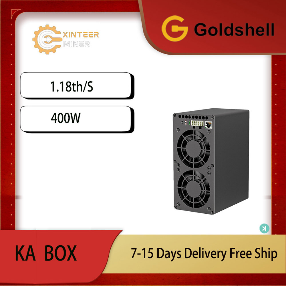 [오늘출발]Goldshell KA BOX 1.18T 400W KAS 채굴기 홈 마이닝 암호화폐 카스파 리그 Asic 암호화 하드웨어