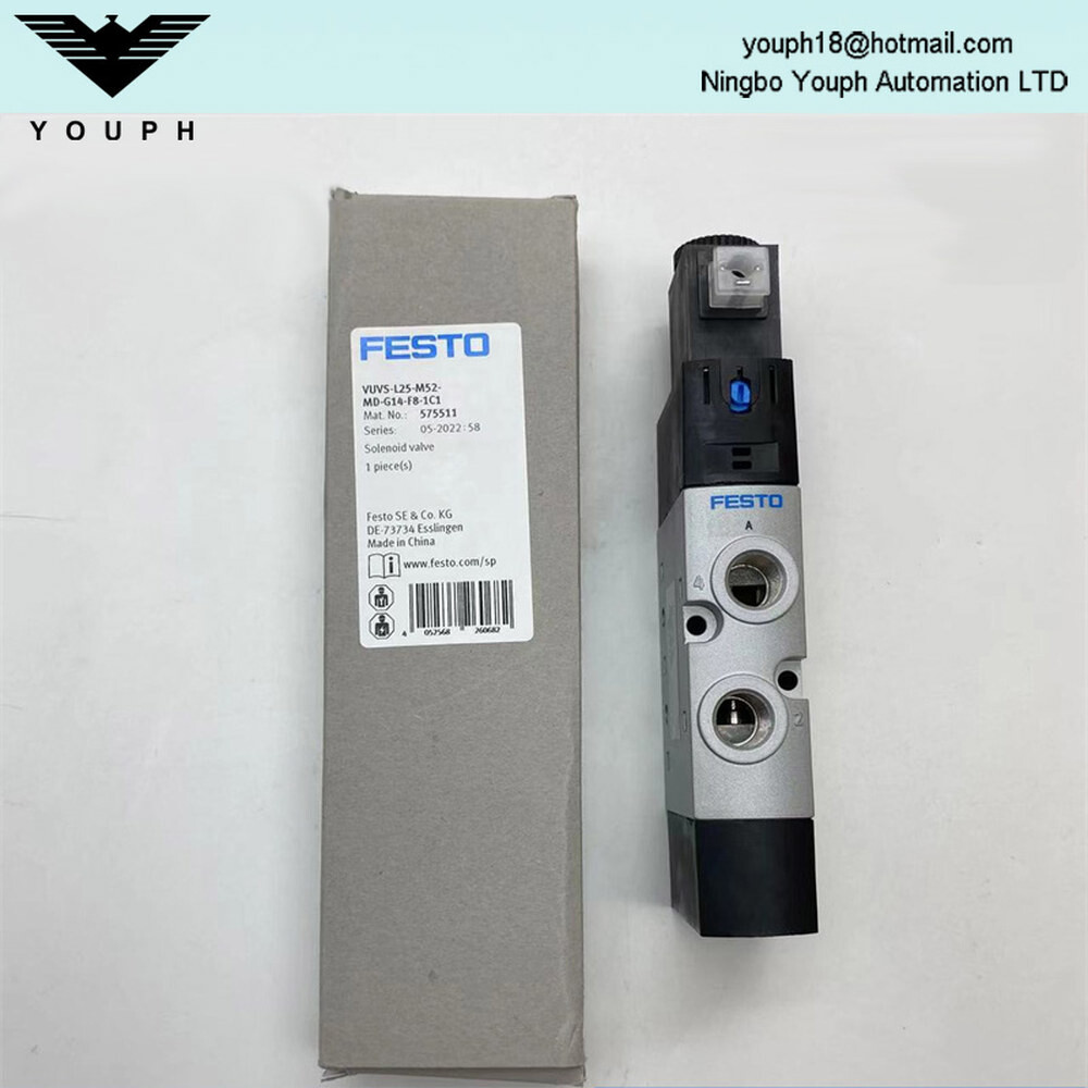 [오늘출발] FESTO VUVS L25 M52 MD G 4 F8 C 5755 VUVS L25 M52 MD G 4 F8 575509 솔레노이드 밸브
