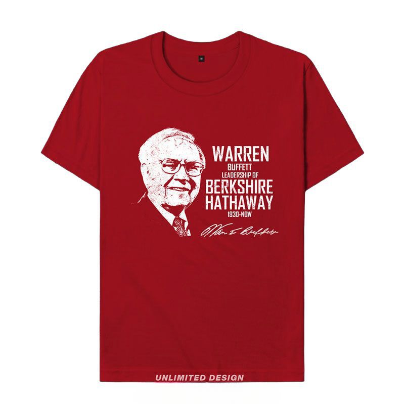 워렌버핏 티셔츠 버크셔해서웨이 오하마의현인 반팔티 기념 주식 반팔 단타 행운 선물 굿즈