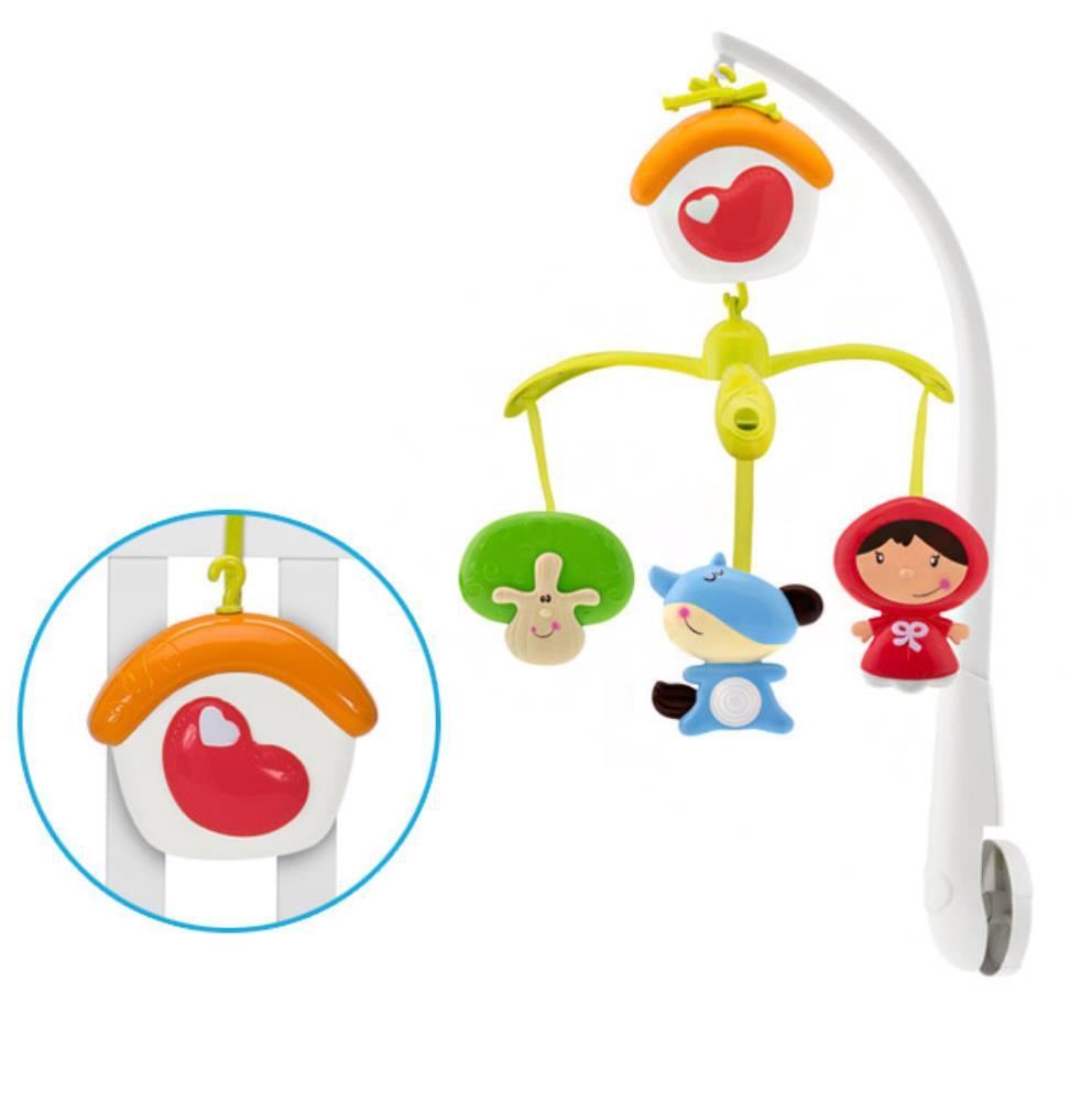 치코 3m 영유아 회전 컬러모빌 빨간망토 동화 창의력개발 초점모빌 모빌인형 조카선물