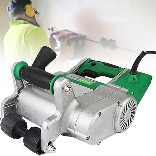 전기 벽 체이서 25mm35mm 1회 몰딩 홈 절단기 먼지 프리 작동 슬롯팅 기계 시멘트 모래 벽돌 커터 운반 상