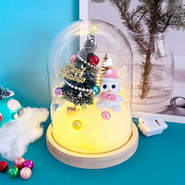 LED 아크릴 돔 눈사람 요정 겨울 초등 만들기 1P diy키트 8세 문센 아이