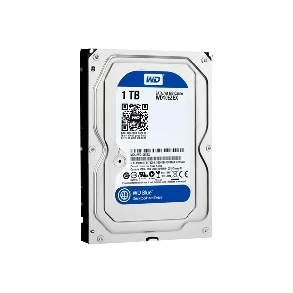 [오늘출발] 웨스턴디지털 Western Digital WD 1TB BLUE WD10EZEX SATA3/7200/64M /HDD