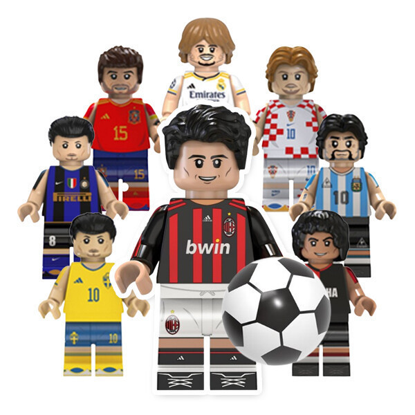 [오늘출발] 축구선수 올스타 레전드 호환레고 피규어 8개 B세트 카카 즐라탄 마라도나 알찬구성 / 무료배송 / 당일출고