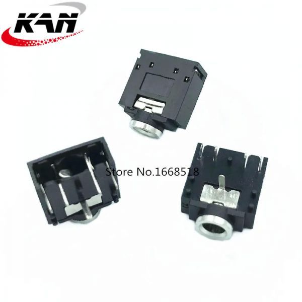 PJ-307 PJ307 그린 핑크 블랙 스테레오 잭 소켓 오디오 커넥터 PCB 3F07 -5 핀 3.5mm 무료 배송 100 개