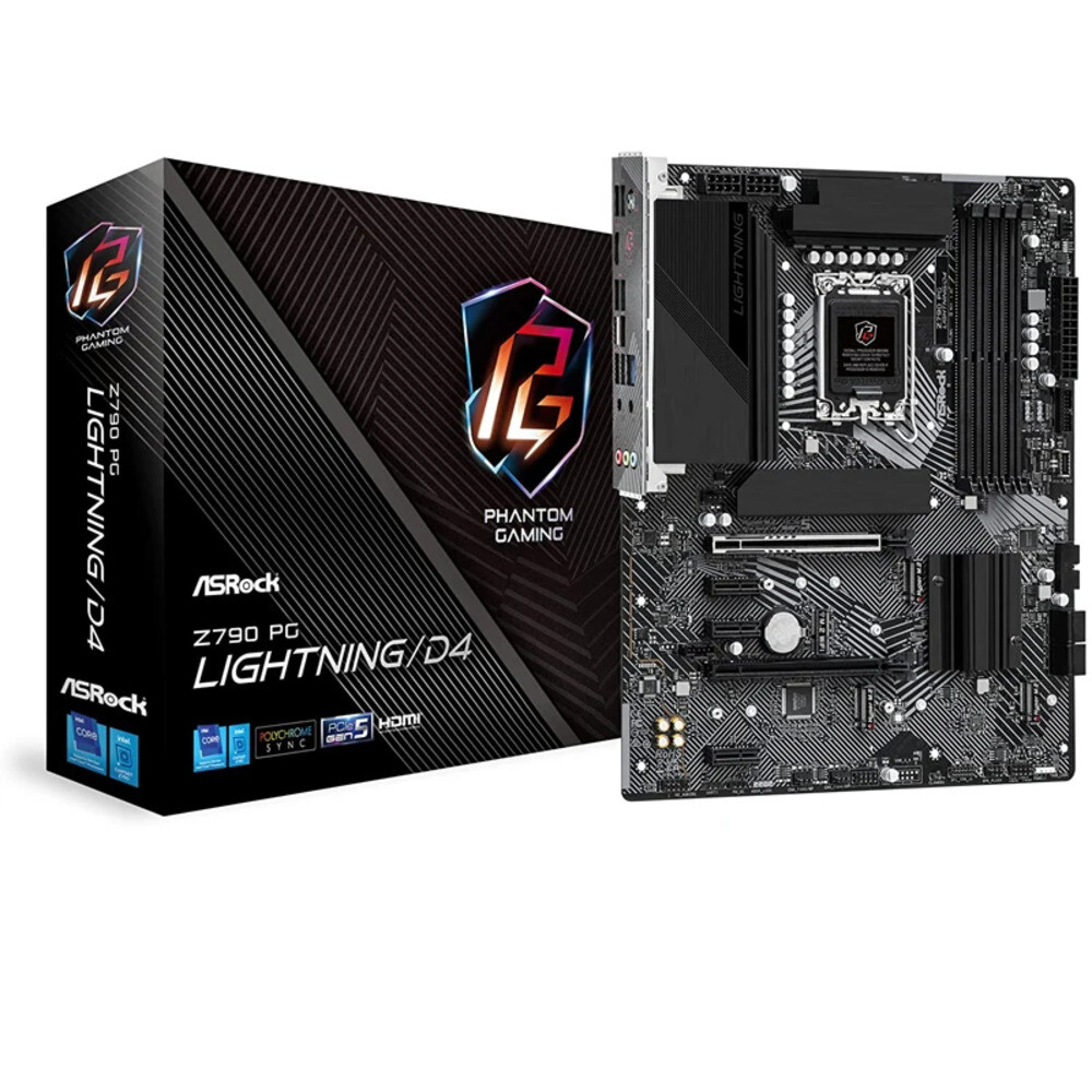 [오늘출발] ASROCK Z790 PG Lightning/D4 DDR4 DIMM 슬롯 28G 5333 OC atx는 3 세대 2 인텔 코어 프로세서 LGA700 를