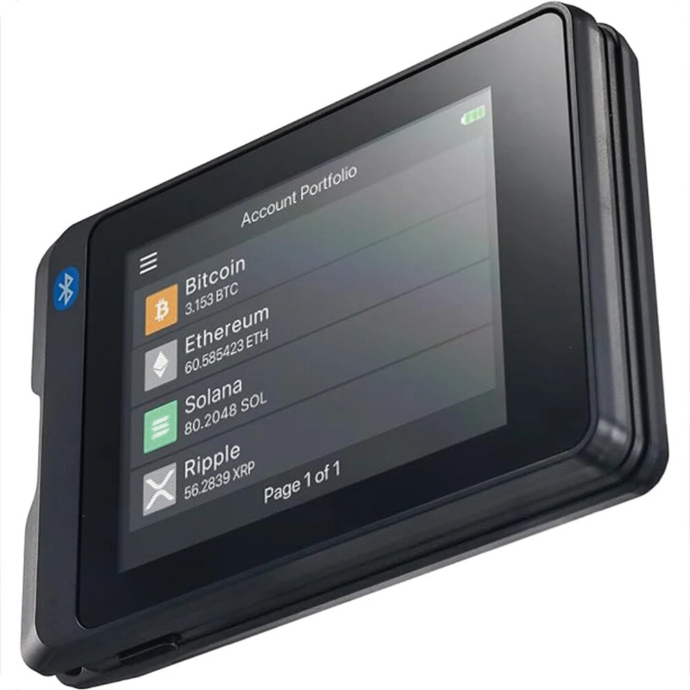 암호화폐지갑 SecuX W20 암호화 지갑 직관 터치 스크린 블루투스 하드웨어 손 비트코인 이더리움 NFT 토크