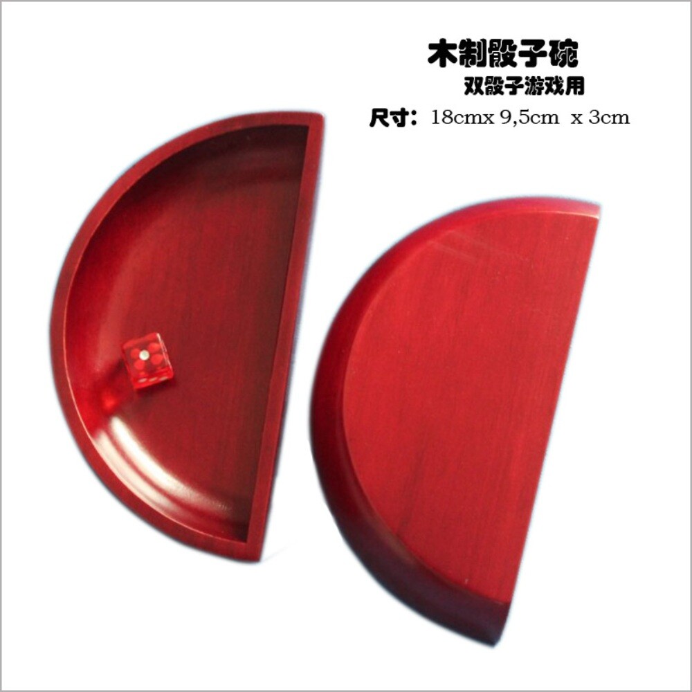 보드게임 포커 홀덤 칩 테이블 매트 카지노판 카드 블랙직 보드 바카라 패드 대형-씨티 주사위 나무 그릇