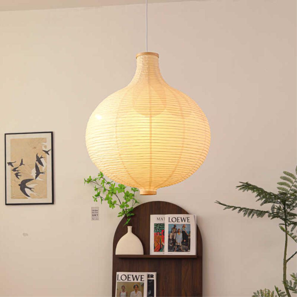 인테리어조명 일본식 와비사비 스타일 노구치 이사무 종이 아트 레스토랑 샹들리에 창의적인 인터넷 연예인