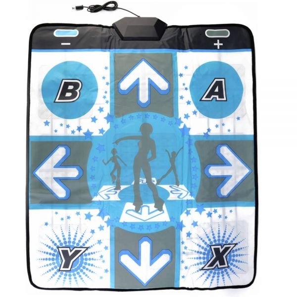 OSTENT Nonslip Dance Pad Dancing Mat for 닌텐도 Wii 게임큐브 NGC 콘솔 댄스 레볼루션 DDR 비디오 게임