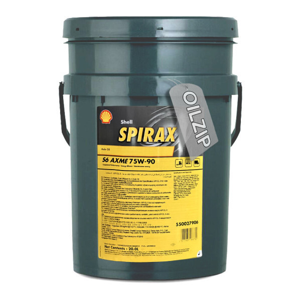 [오늘출발] 쉘 쉘 스파이렉스 S6 AXME 75W-90  20리터 합성액슬기어오일 Shell Spirax
