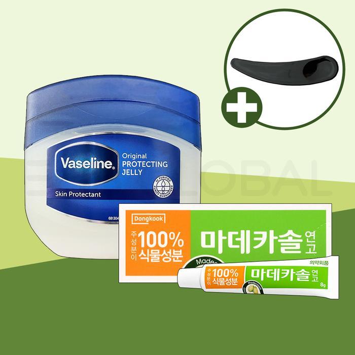 동국제약  마데카솔 8g + 바세린 100ml + 미니 스파츌라 1개 크림 대체 보습