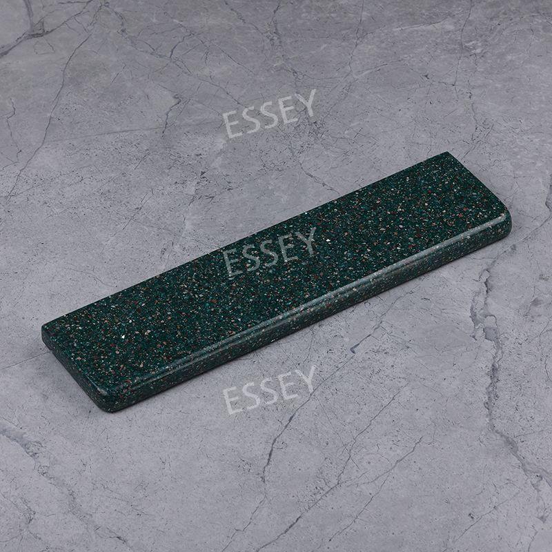 [해외] 대리석 팜레스트 손목 보호대 컴퓨터 받침대 키보드 그린 터콰이즈 20mm 320x80mm