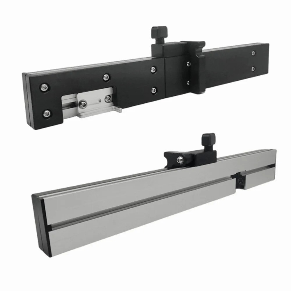 트리머조기대 목재 작업대 라우터 테이블 톱 테이블용 밀링 마이터 게이지 펜스 테논 블록 반복 컷 플립 스