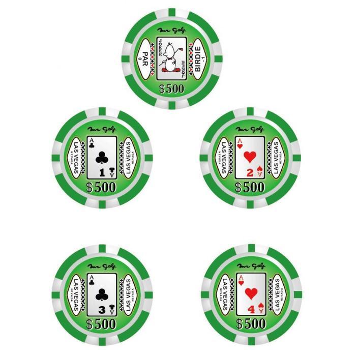 마이모노샵 남녀공용 필드 라운딩 골프장 카지노칩 볼마커