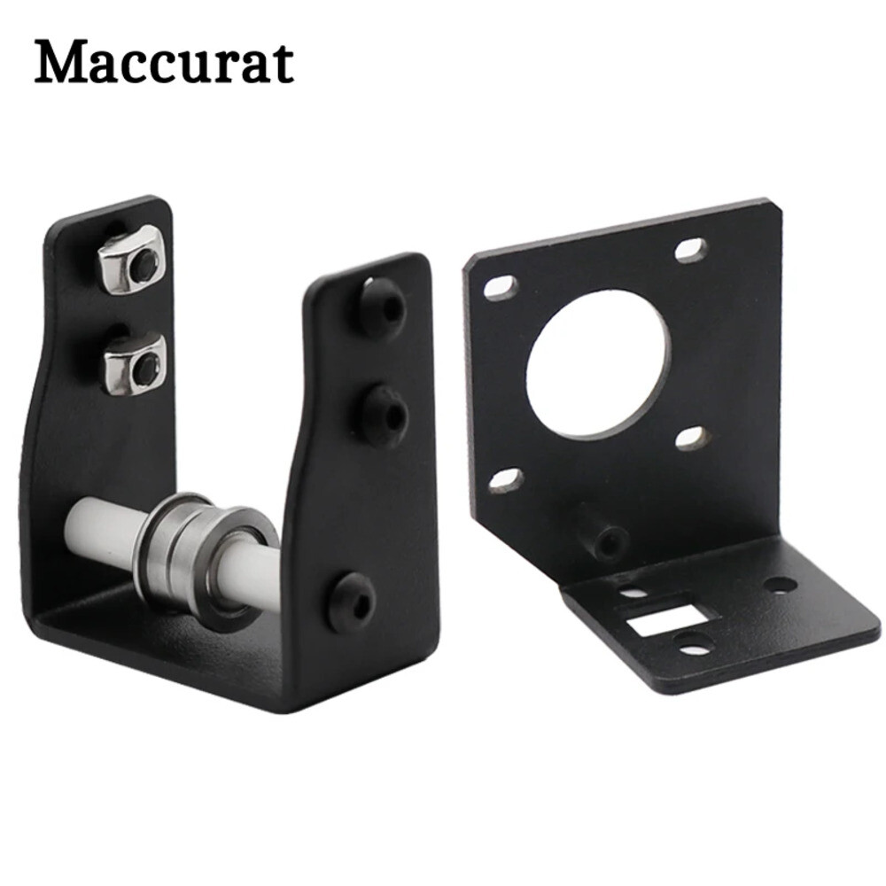 Macurat CR-10 토네이도 클론 3D 프린터 부품 Y 축 Nema 17 스테퍼 모터 및 풀리 브래킷 2040 V 슬롯용