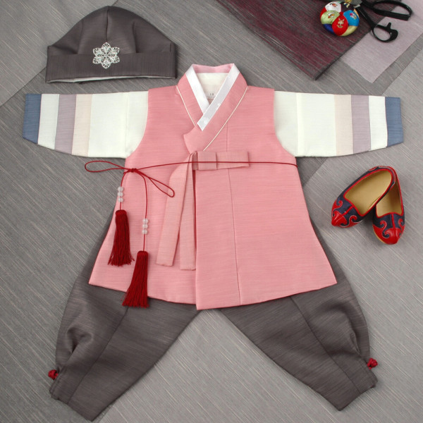 |럭셔리한복| 123.은설동살구(남)_(백일~15호) 남아한복/아동한복/돌복/돌한복/유아한복