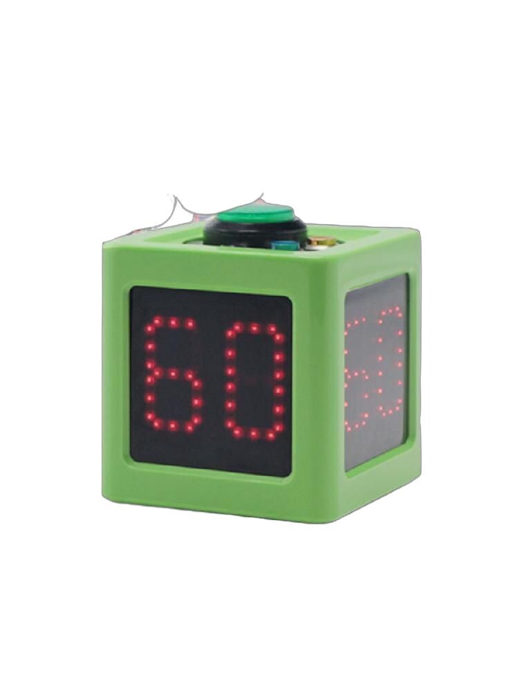 체스 타이머 LED 고급 홀덤 카지노 포커 딜러 텍사스 스톱워치 마작 보드게임 바 배터리 모델  화이트 12cm