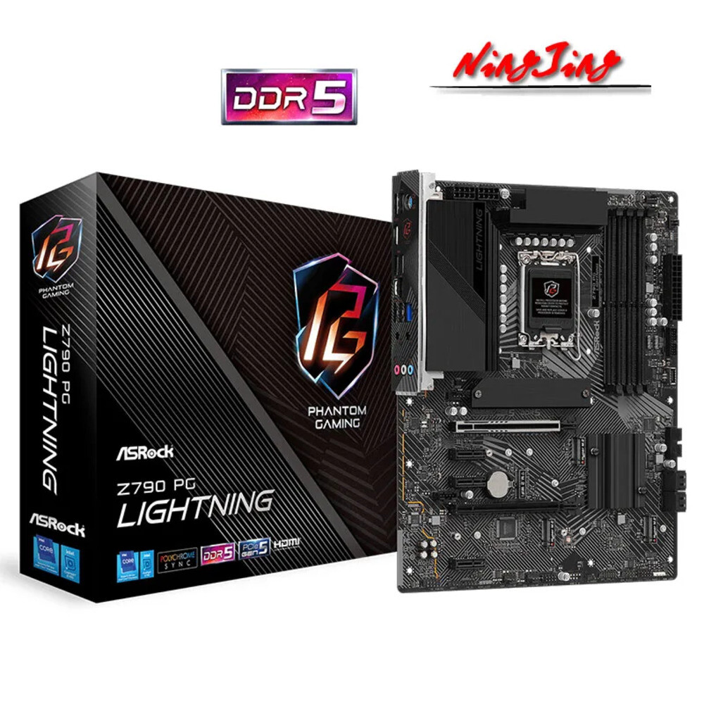 [오늘출발] ASROCK Z790 PG 라이트닝 4 x DDR5 DIMM 슬롯 28G 6800 OC ATX 지 3 세대 2 인텔 코어 s LGA700