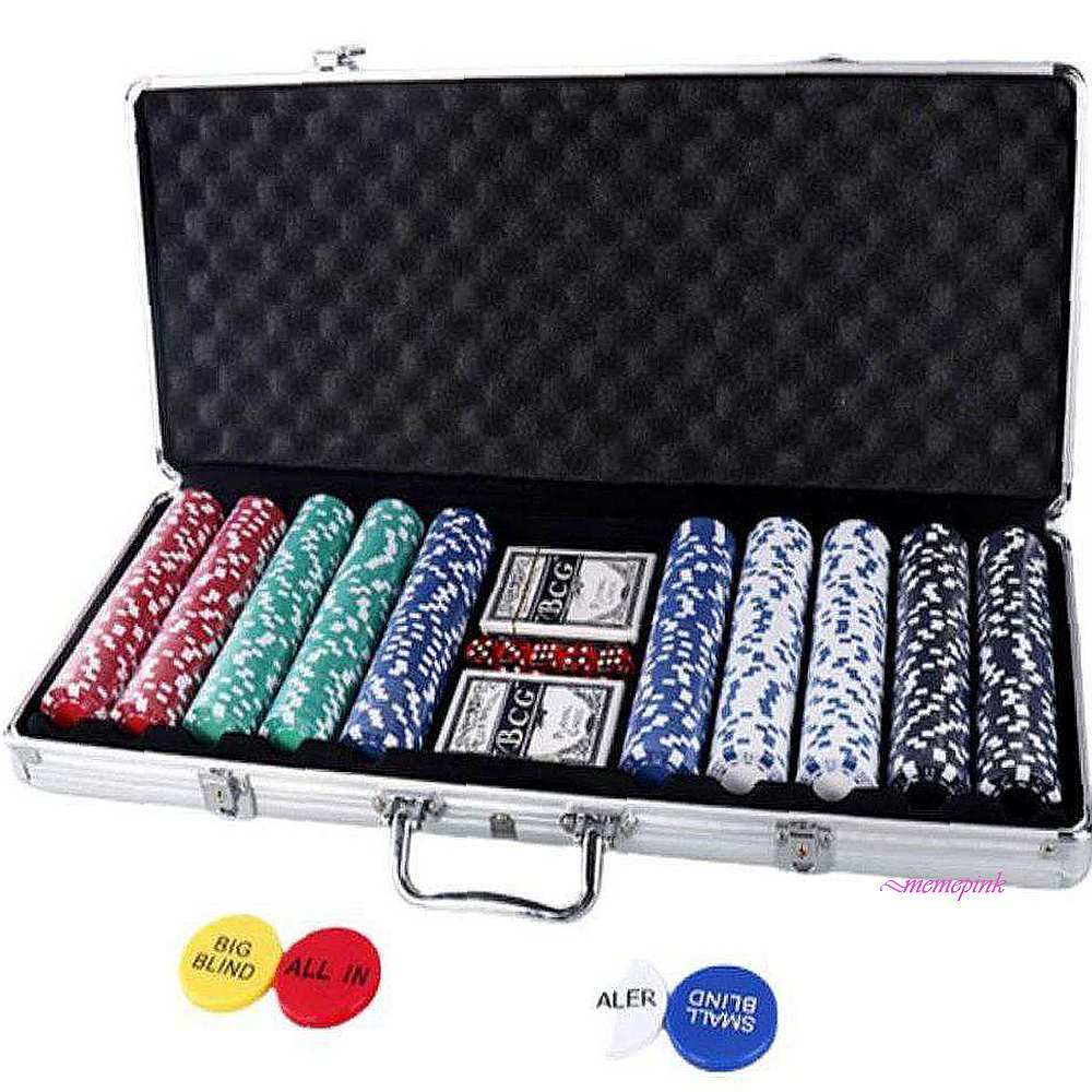 [오늘출발]국제규격게임 500개 카지노칩세트 100p/200p/300p 포커 카드 홀덤 경기용efg824