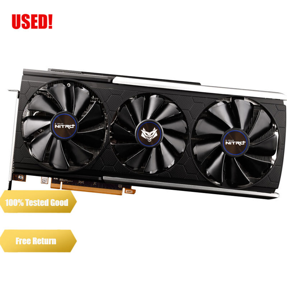 사파이어 RX 5700XT NITRO 그래픽 카드 AMD Radeon 8G 256 비트용 HD 비디오 8GB GDDR6