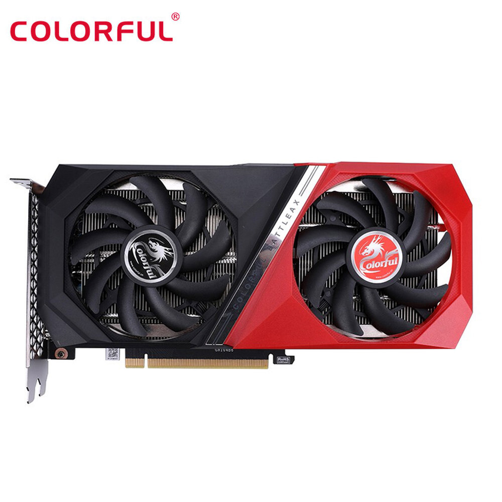 다채로운 GeForce RTX 3060 DUO 그래픽 카드 192 비트 12GB 컴퓨터 GPU RTX3060 비디오