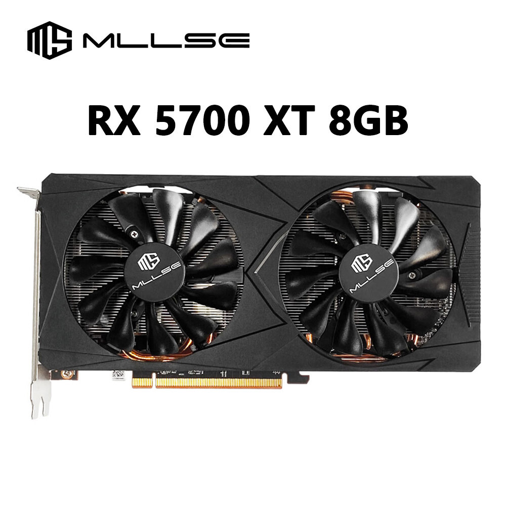 가장 그래픽 카드 MLLSE Radeon RX 5700 XT 8GB GDDR6 256 비트 PCIE 4 0 7nm 데스크탑 비디오