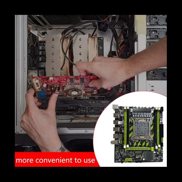 [오늘출발] X79G LGA2011 마더보드 + SATA 케이블 스위치 배플 열 그리스 4XDDR3 슬롯 M.2 NVME PCI-E X16 6XUSB2.0