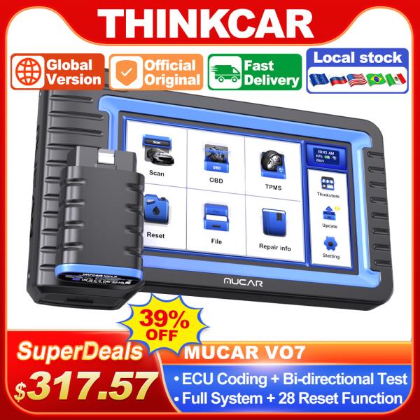 [오늘출발] MUCAR VO7  자동차 OBD2 스캐너 전체 시스템 ECU 코딩 양방향  자동차 진단 도구
