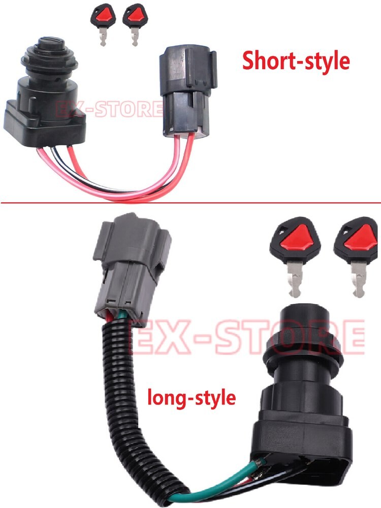 RC461 53962 점화 스위치 Kubota KX018 KX057 KX080 KX161 KX41 SVL75 SVL75C SVL90 SVL95 U25 U27 U35 U17
