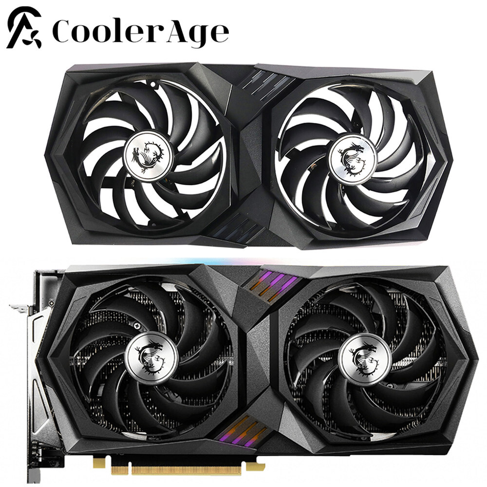 [오늘출발]MSI GEFORCE RTX 3060 Ti GAMING X용 그래픽 카드 냉각 팬 케이스 포함 95mm PLD10010B12HH 비디오