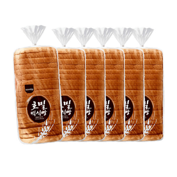 [에스피씨삼립]삼립 호밀빅식빵x6봉/토스트/샌드위치