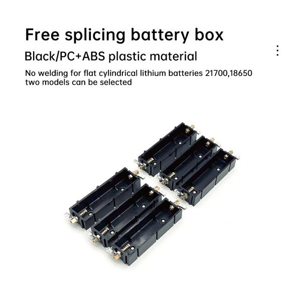 DIY 배터리 슬롯 박스 병렬/시리즈 무한 접합 거치대 케이스 20700/21700/18650