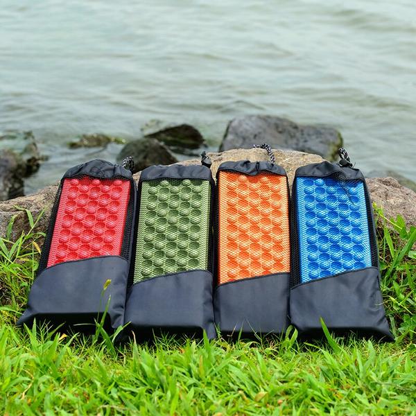 [오늘출발] 야외 초경량 접이식 매트 폼 쿠션 습기 방지 에그 슬롯 편안한 착석