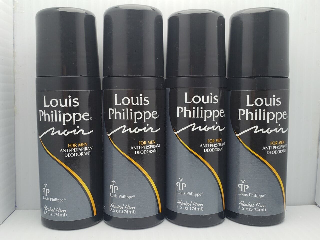데오드란트 미국 4 Louis Philippe For 남성 Anti perspirant Noir 향 2.5 온스(1온스약30g) NEW Roll On