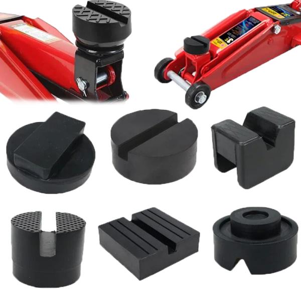 자동차자키 다양한 의 자동차 리프트 잭 스태버 패드 블랙 고무 슬롯 플로어 프레임 레일 어댑터 범용 R