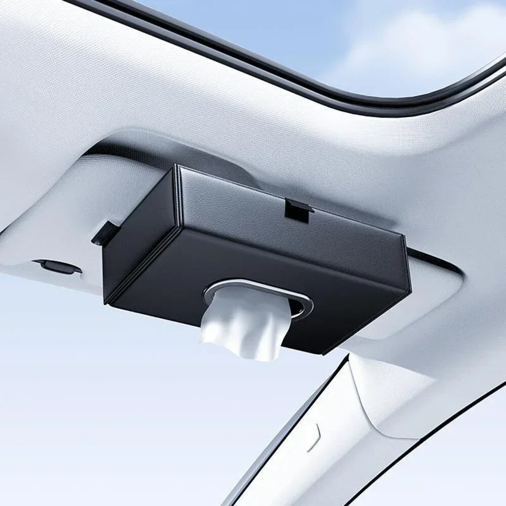 라탄휴지케이스 자동차 장착형 햇빛가리개 티슈 박스 거치대 가죽 선 바이저 걸이식 냅킨 페이터 타올 정리