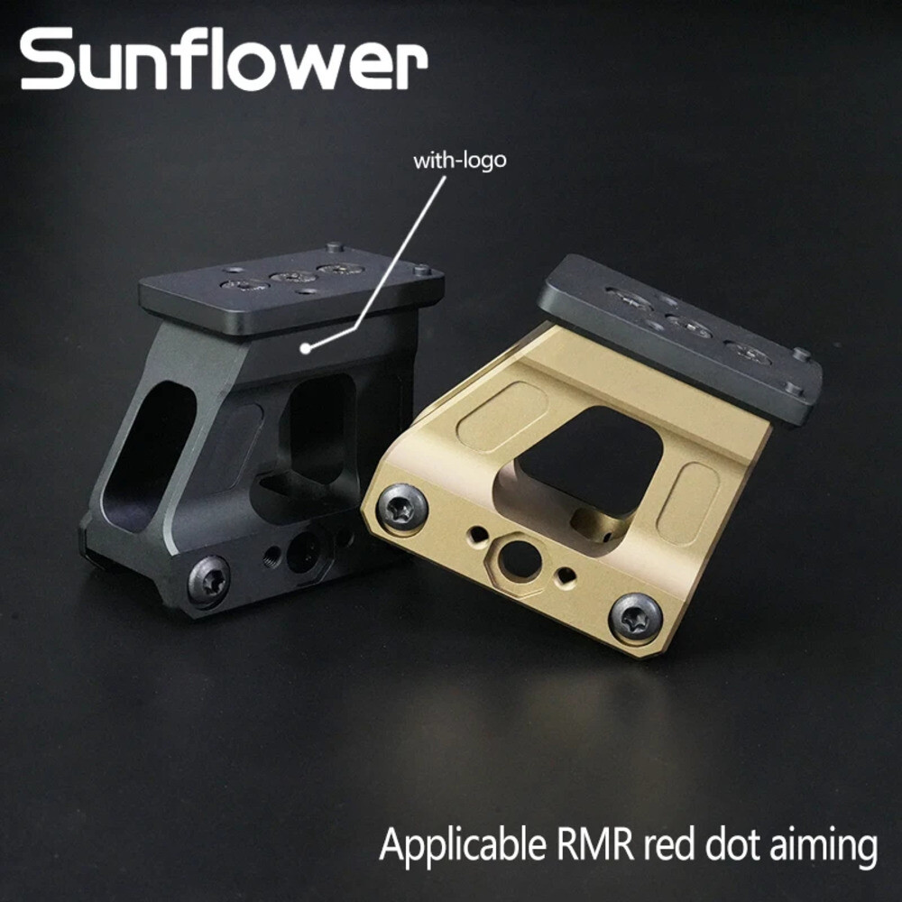 [해외] RMR 표적지시기 도트사이트 전술 MRDS UN 패스트 메탈 상승 베이스 레드 닷 조준기 2.26 인치 광학 중앙선