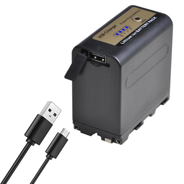 [오늘출발] [해외] 새상품 디자인 NP-F970 USB 충전 출력/입력에 PLM-100 CCD-TRV35 MVC-FD91 LED 비디오 라이트