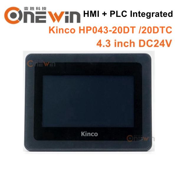 [오늘출발]Kinco HP043-20DT 20DTC HMI PLC 올인원 4.3 인치 터치 스크린 프로그래밍 가능한 컨트롤러 통합 패널 DI9