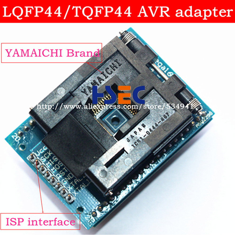 [오늘출발] LQFP44 TQFP44 to DIP40 어댑터 QFP44 테스트 블록 R ISP 인터페이스 IC tl866 프로그래머 소켓