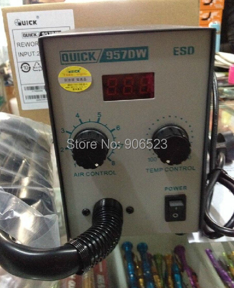 [오늘출발] DHL-LED 디스플레이 조절 가능한 열풍기 히트건 580W SMD 재작업 스테이션 빠른 배송 DHL 무료 배송