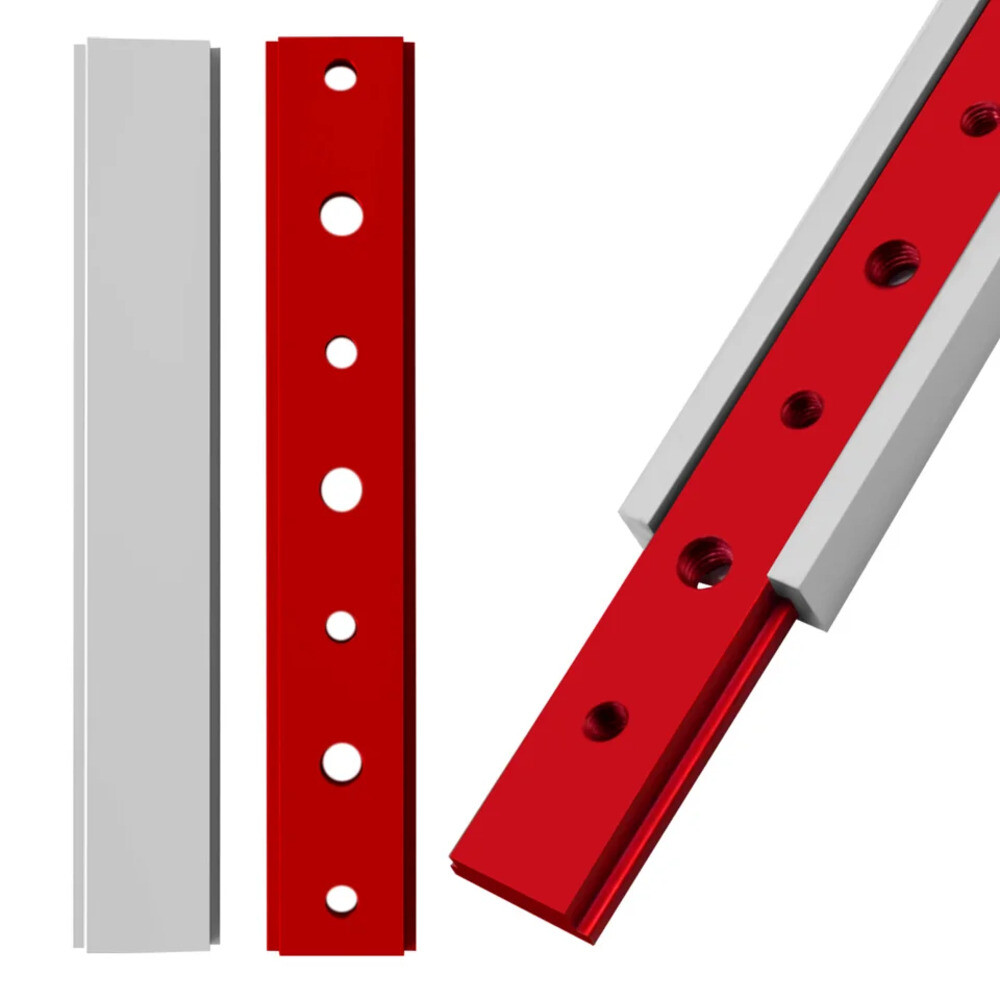 T-슬라이더 T-트랙 마이터 고정 장치 목공 알루미늄 바 슬라이더 테이블 톱 게이지 로드 슬롯 트랙 T 나사