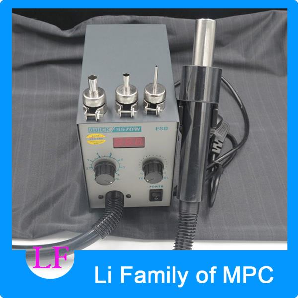 [오늘출발] 빠른 580 dw LED 디스플레이 헬리컬 바람 W SMD 재작업 스테이션과 조정 가능한 뜨거운 공기 히트 건