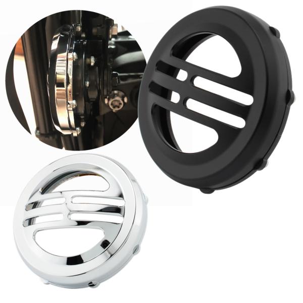 [오늘출발] 트라이엄프 보버 본네빌 T120 T100 스트리트 트윈 오토바이 경적 크롬 라운드 슬롯 그릴 경적 커버