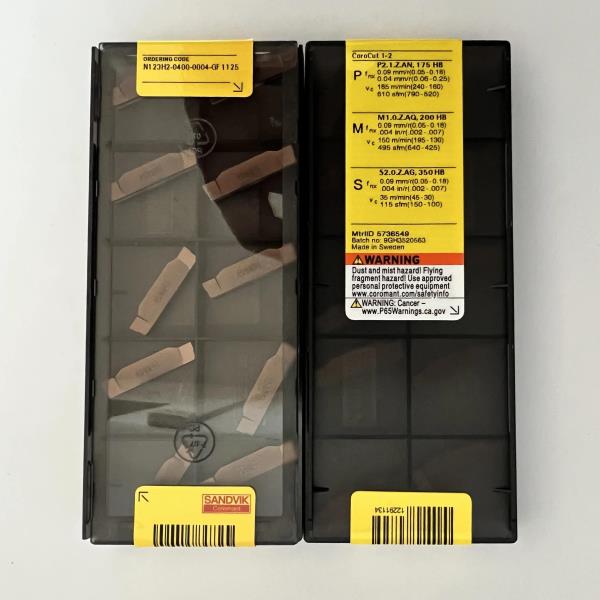[오늘출발] SANDVIK N123H2-0400-0004-GF 1125 오리지널 슬롯 터닝 도구